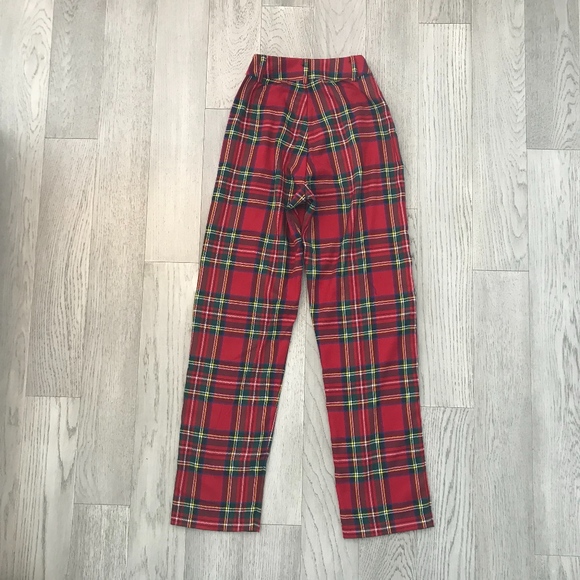 Daniel Guizio Plaid Zipper Trouser - XS - Picture 2 of 2